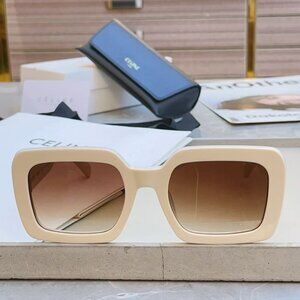 Celine white fashion sunglasses